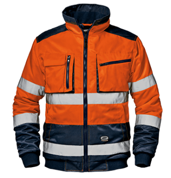 Giubbino SIR SAFETY BLOUSON MORGAN alta visiblità arancione-blu